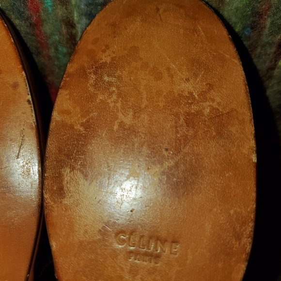 CELINE Black and Brown Wedge Boots - Picture 12 of 13